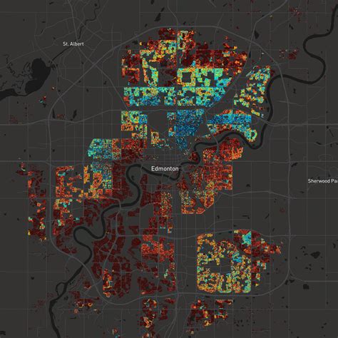 City Of Edmonton Property Value Map - PRORFETY