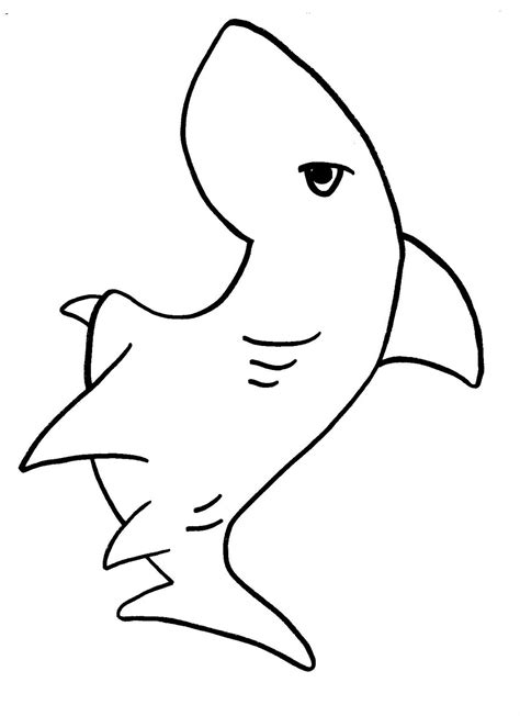 Shark Stencil Printable - ClipArt Best