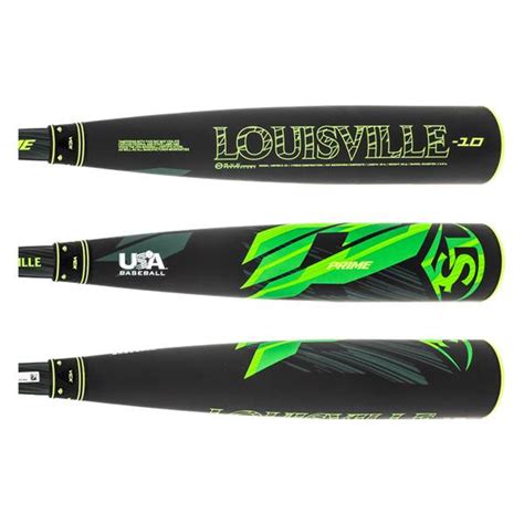 Louisville Slugger Prime -10 2-5/8" USA Baseball Bat (WBL2536010) | JustBats.com