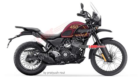 2023 Royal Enfield Himalayan 450 Render Based On New Spy Shots