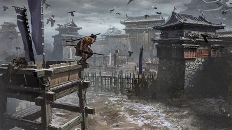 Castle Guard Tower Art from Sekiro: Shadows Die Twice #art #artwork #gaming #videogames #gamer # ...