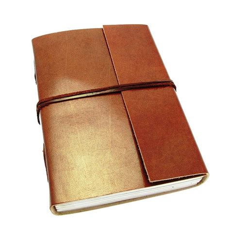 fair trade plain leather journals by paper high | notonthehighstreet.com