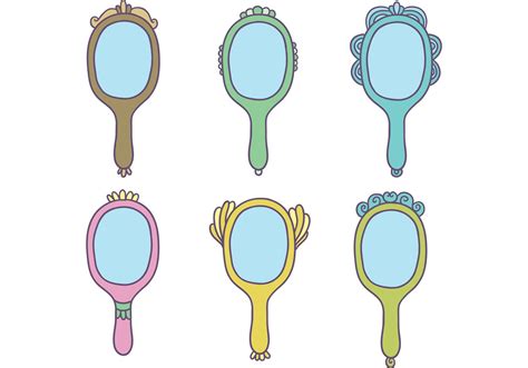 Free Vintage Hand Mirror Vectors - Download Free Vector Art, Stock Graphics & Images