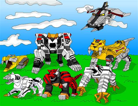 Zords - Tigers by LavenderRanger on DeviantArt