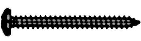 #2 X 1/2" Round Head Black Phillips - Bag of 25 Screws - D. Lawless ...