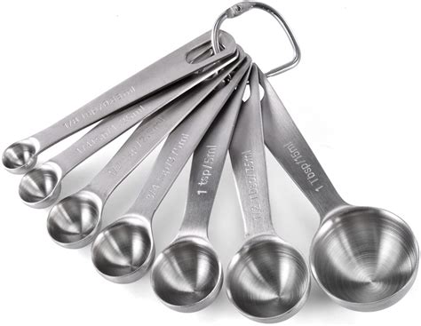 U-Taste Metal Measuring Spoons, Set Of 7