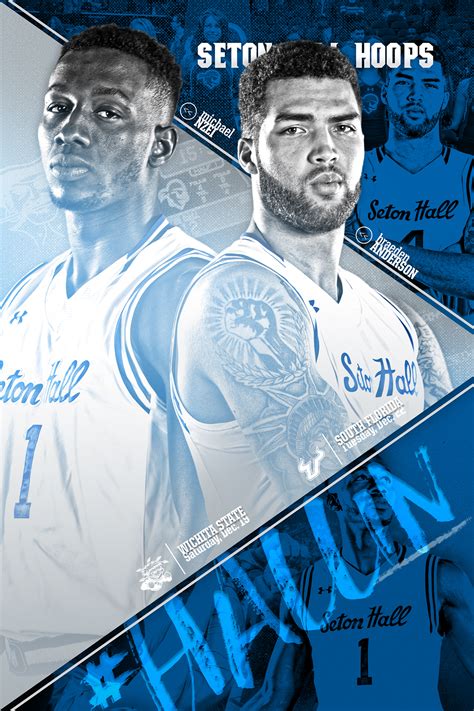 Seton Hall Basketball Program Covers on Behance