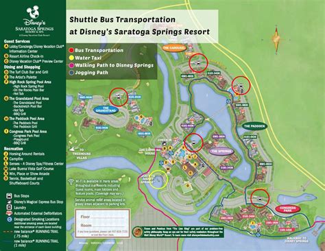 Disney Saratoga Springs Resort Shuttle Service - Transportation Options