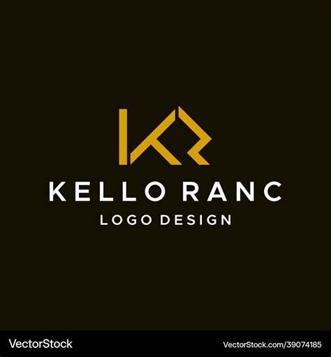 Kr logo Royalty Free Vector Image - VectorStock