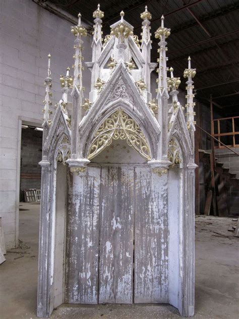 Antique Gothic Church Altar - Barn Find! - Architectural Salvage -NR on eBay. $3800 (With images ...