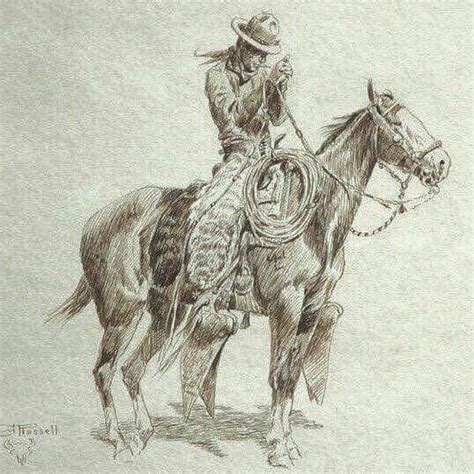 Western Cowboy Drawing at GetDrawings | Free download