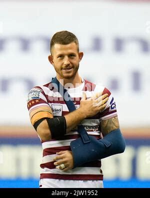 Cade Cust #6 of Wigan Warriors during the Betfred Super League match Wigan Warriors vs Catalans ...