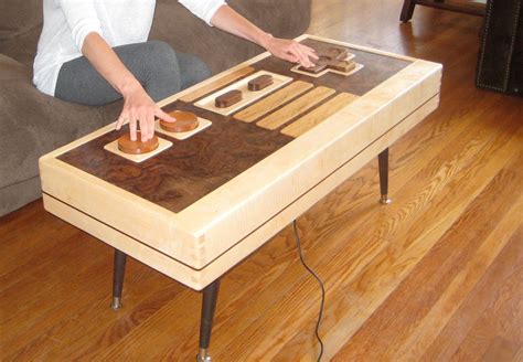 If It's Hip, It's Here (Archives): Handcrafted Nintendo NES Controller Coffee Tables - And They ...