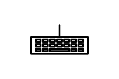 Keyboard Line Icon Graphic by scribble.liners · Creative Fabrica