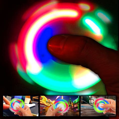 Light Up White Fidget Spinner