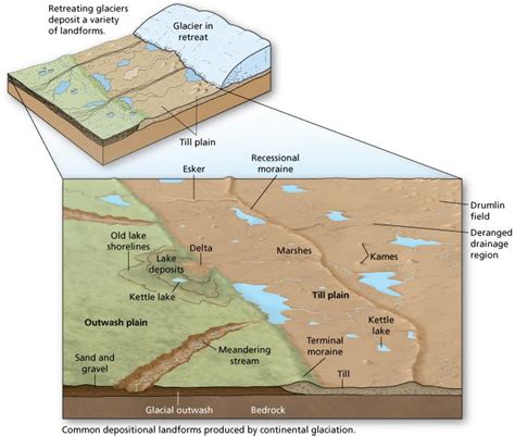 Solved When glaciers move across a landscape, they cause | Chegg.com