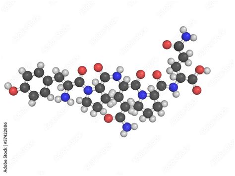 Chemical structure of gliadin Stock Illustration | Adobe Stock