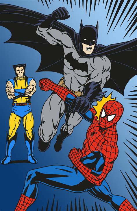 Batman vs. Spider-Man by Brendan and Brian Fraim by edCOM02 on DeviantArt