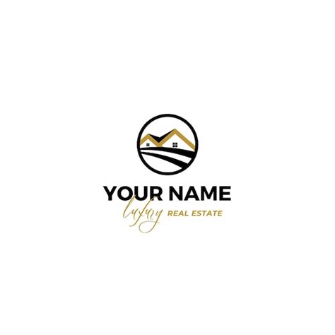 Premium Vector | Illustrated trendy real estate agent logo Template