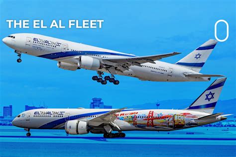 The All-Boeing Fleet Of Israeli Flag Carrier El Al In 2023