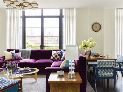 Fabulous purple sofa. | Contemporary home decor, Living room designs ...