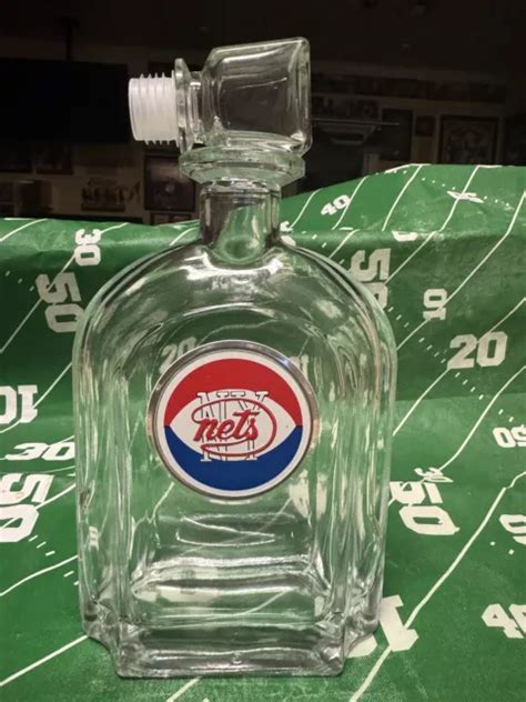 VINTAGE BROOKLYN NETS Whiskey Decanter 1970s Retro Logo N.Y. Nets Man Cave $74.99 - PicClick