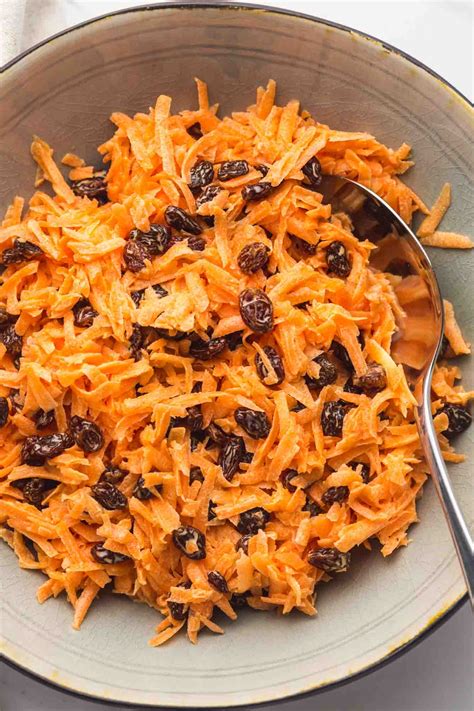 Carrot Raisin Salad Recipe: How To Make it At Home - Little Sunny Kitchen