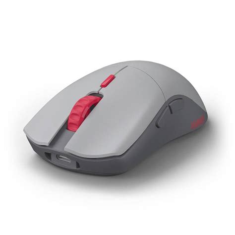 Glorious PC Gaming Race Series One PRO Gaming mouse USB Optical Grey, Red 6 Buttons 19000 dpi ...