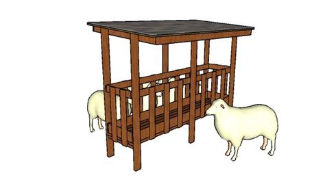 Sheep Feeder Plans | HowToSpecialist - How to Build, Step by Step DIY Plans