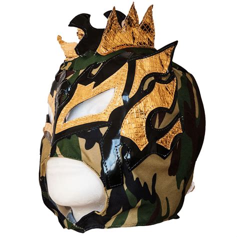 "Kalisto Military" Wrestling Mask for Kids - Lightweight fabrics col ...