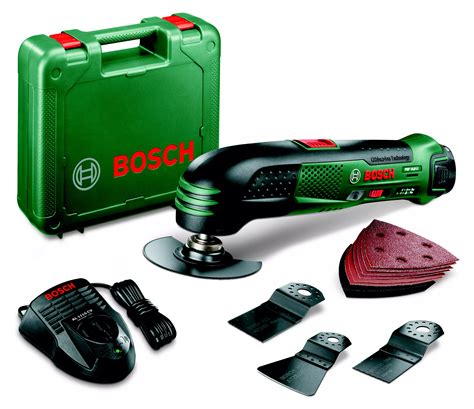 Bosch Cordless 10.8V Multi Tool Set 1 Battery PMF 10.8 LI | Departments | DIY at B&Q