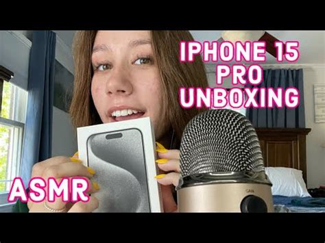 ASMR | unboxing the iPhone 15 Pro ️