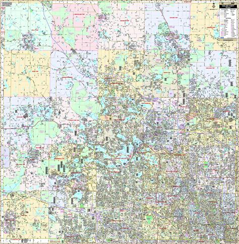 Zip Code Map Of Oakland County Michigan - Printable Maps Online