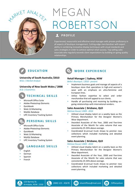 The Megan Resume - Professional Word Template