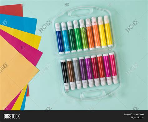 Set Markers Set Sheets Image & Photo (Free Trial) | Bigstock