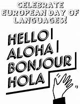European Day Of Languages  September 26th Printable Coloring Pages sketch template