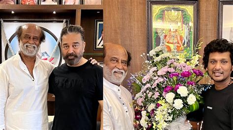 Kamal Haasan, Vikram Director Lokesh Kanagaraj Meet Rajinikanth Ahead of Film's Release, See Pics