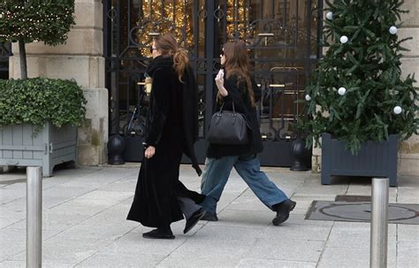 Ashley Olsen and Mary Kate Olsen - Stroll Together in Paris 12/18/2023 • CelebMafia