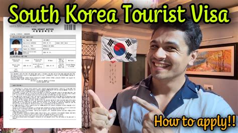 SOUTH KOREA TOURIST VISA | HOW TO APPLY | Complete Guide - YouTube