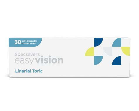 easyvision Linarial Toric Daily Daily Toric Contact Lenses | Specsavers Australia