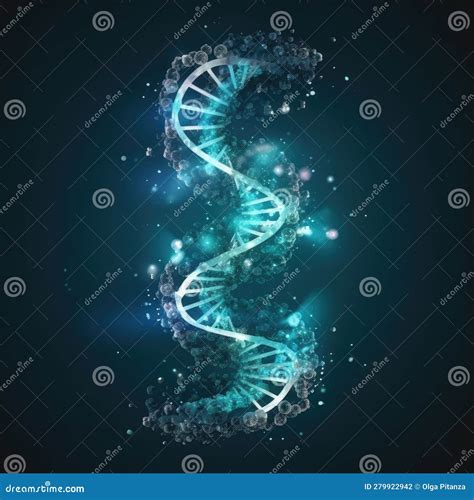 DNA Banner. Medical Science, Genetic Biotechnology, Chemistry Biology Stock Illustration ...