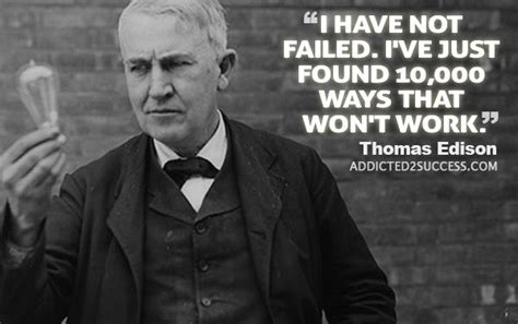 What Did Thomas Edison Say