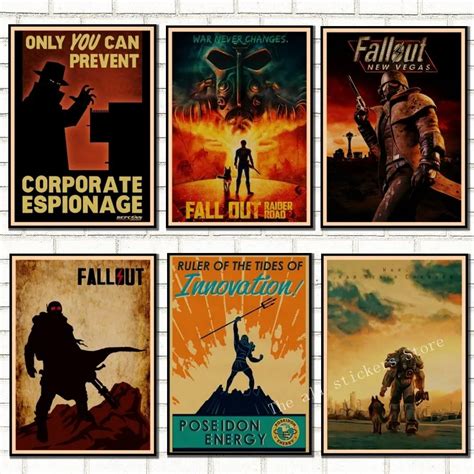 Fallout 4 DLC Nuka world.Fallout 3 4 Game Poster Home Furnishing ...