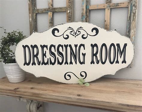 DRESSING ROOM Dressing Room Signs Bathroom Signs Restroom - Etsy