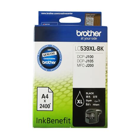 Brother LC539XL-BK Original XL Black Ink Cartridge - The Inkdrop