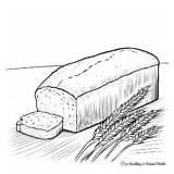 Bread Coloring Pages  Free & Printable sketch template