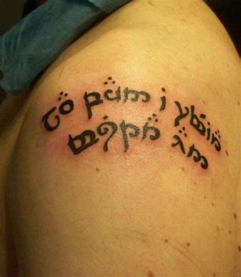 53 Elven tattoos where there are letters and names | Elven tattoo ...