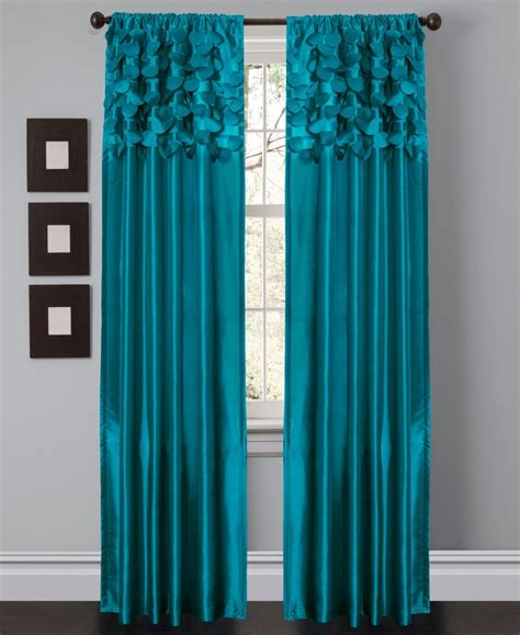 The Circle Dream taffeta window curtains feature circular motifs which create a chic 3D look ...