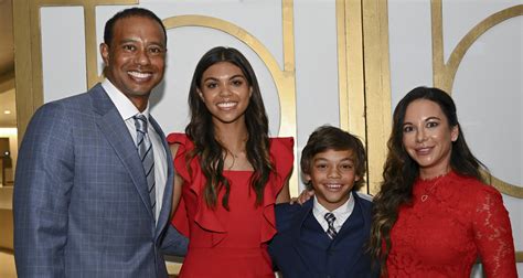 Tiger Woods Joined by His Two Kids & Girlfriend Erica Herman at World Golf Hall of Fame ...