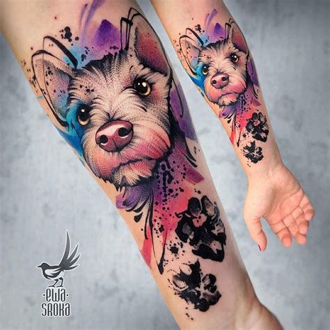 Dog Tattoo Abstract